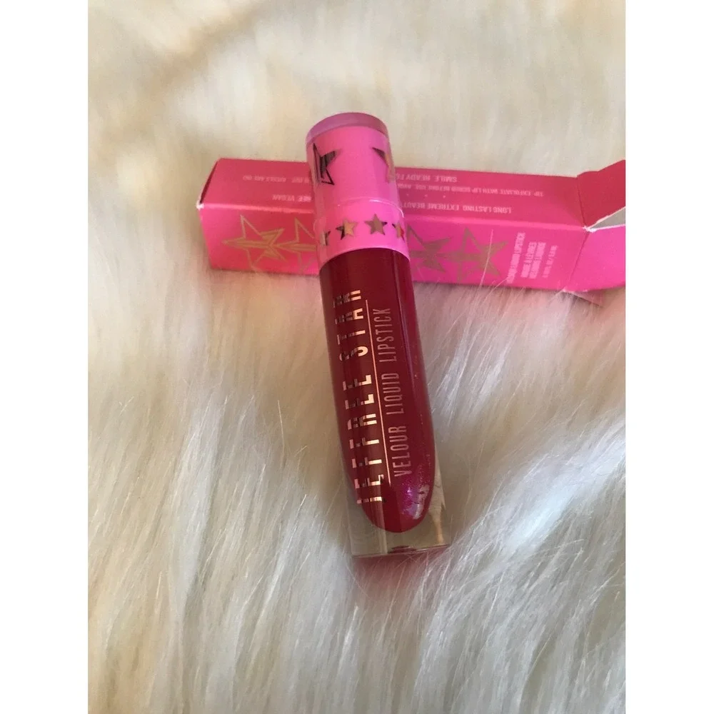 Jeffree Star Velour Liquid Lipstick‎ Rich Blood Red Matte Metallic Makeup 0.19oz